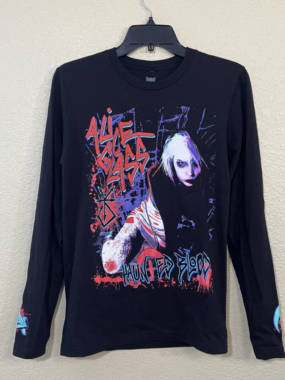 Alice Glass x Kill Your God "Haunted Blood " Longsleeve T-shirt Small